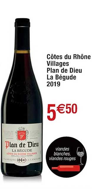 côtes du rhône villages plan de dieu la bégude 2019