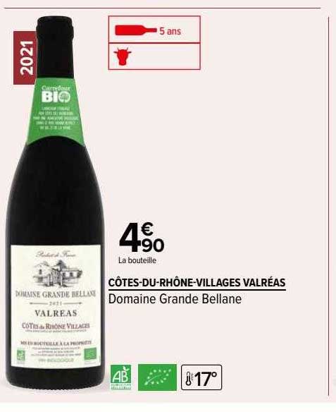 côtes-du-rhône-villages valréas domaine grande bellane