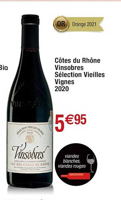 côtes du rhône vinsobres sélection vieilles vignes 2020