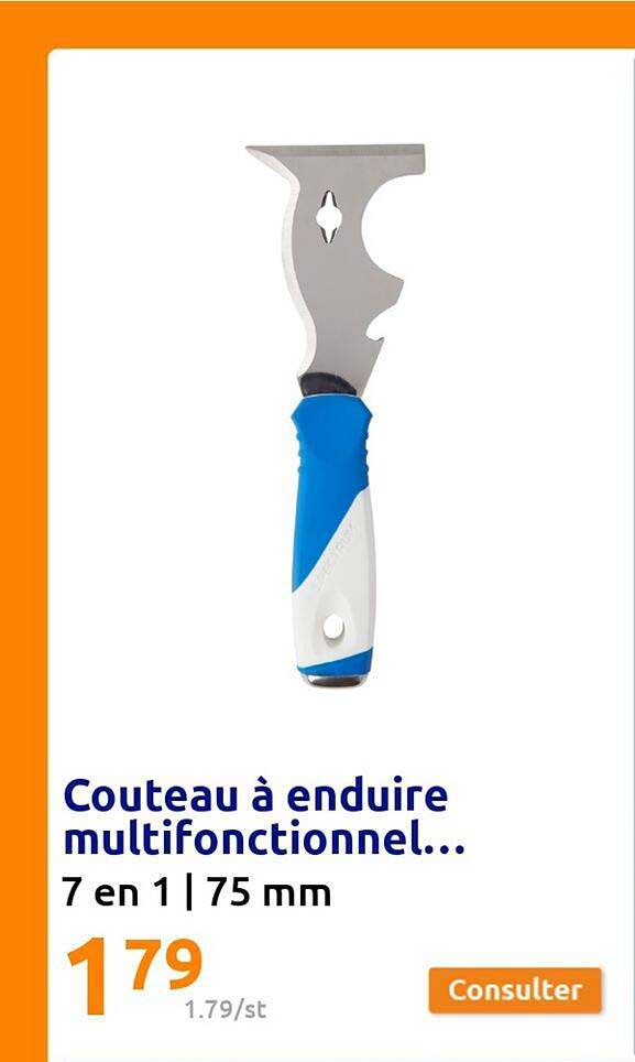 couteau à enduire multifonctionnel