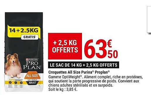 croquettes all size purina proplan