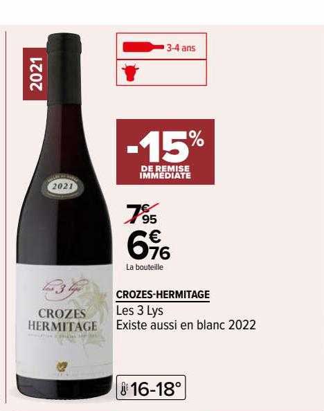 crozes-hermitage les 3 lys