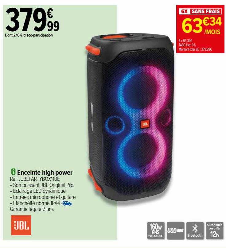 Enceite High Power Jbl