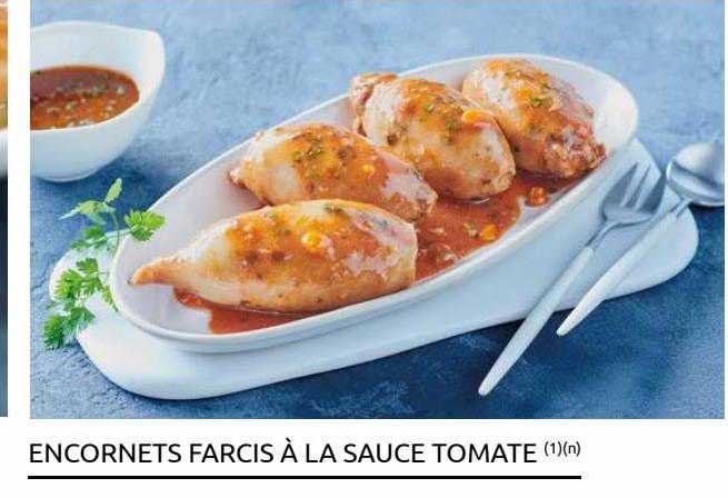 Encornets Farcis à La Sauce Tomate