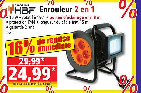 enrouleur 2 en 1 groupe hbf