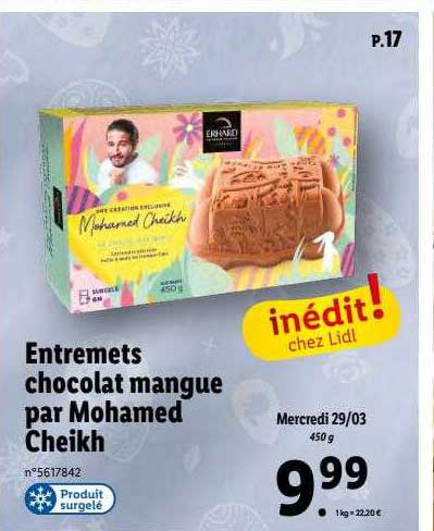 entremets chocolat mangue par mohamed cheikh