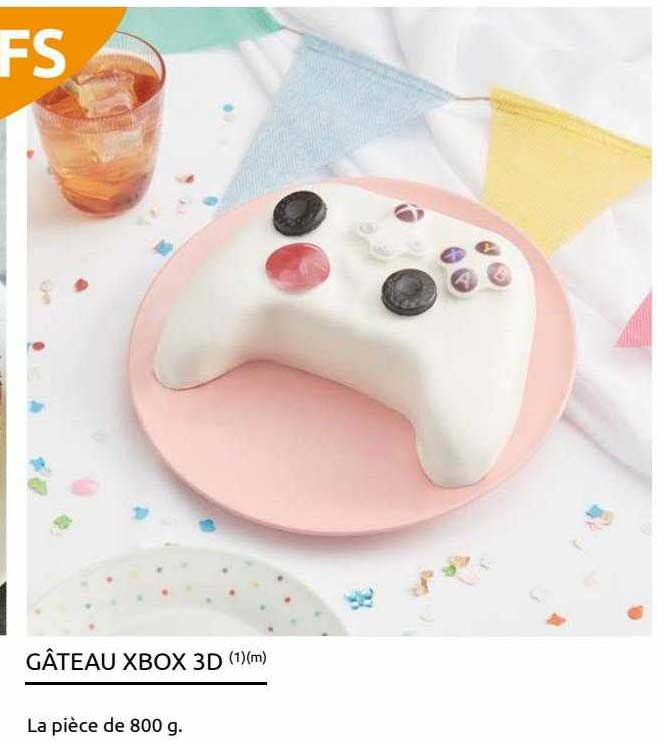 gâteau xbox 3d