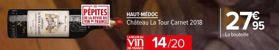 haut-médoc château la tour carnet 2018