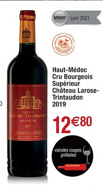 haut-médoc cru bourgeois supérieur château larose-trintaudon 2019