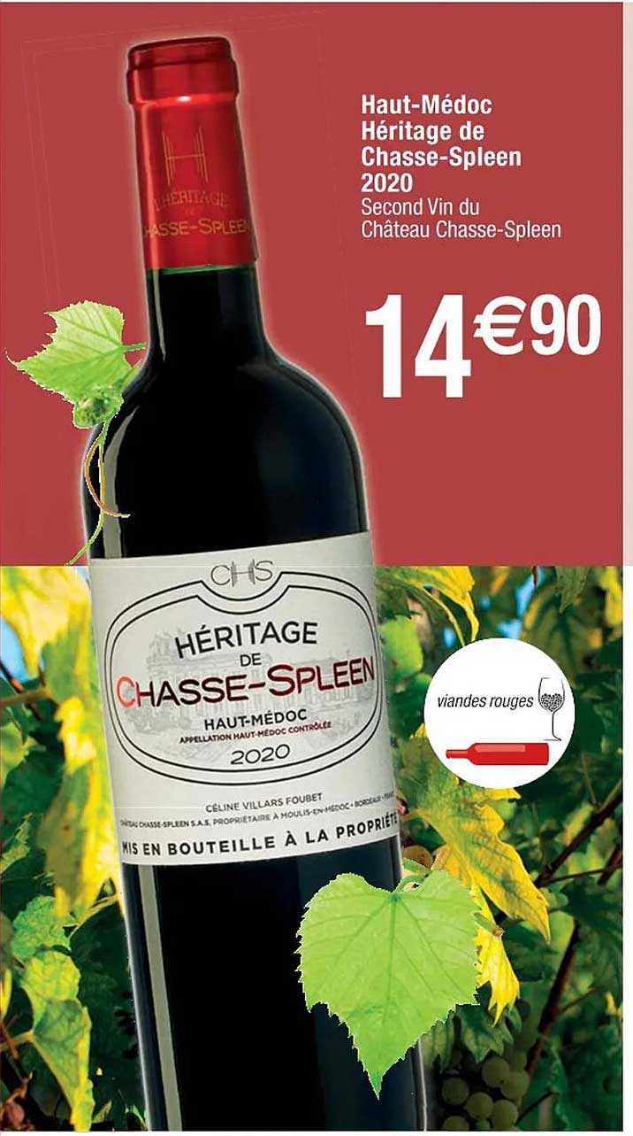 haut-médoc héritage de chasse-spleen 2020
