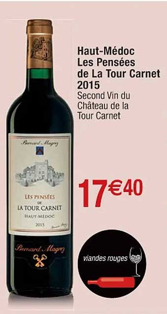 haut-médoc les pensées de la tour carnet 2015