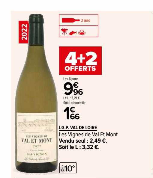 i.g.p. val de loire les vignes de val et mont