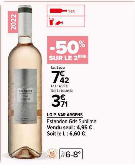 i.g.p. var argens estandon gris sublime