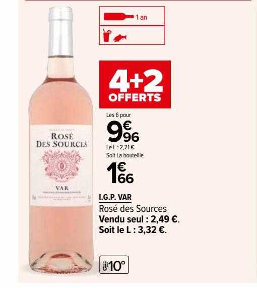 i.g.p. var rosé des sources