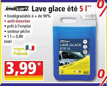 lave glace été 5l imdicar