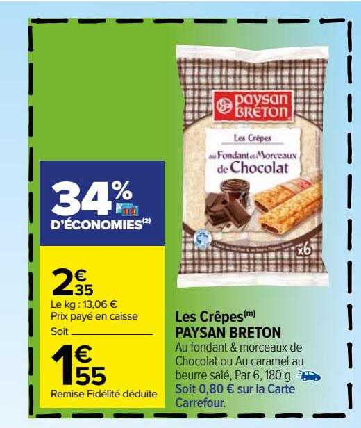 les crêpes paysan breton