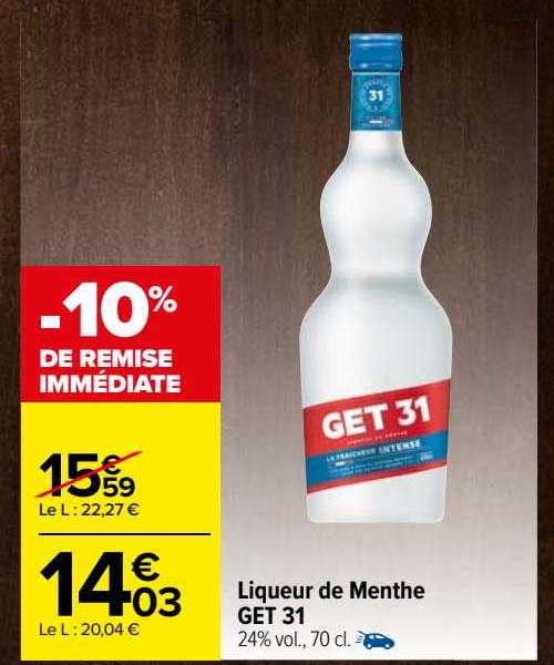 Liqueur De Menthe Get 31