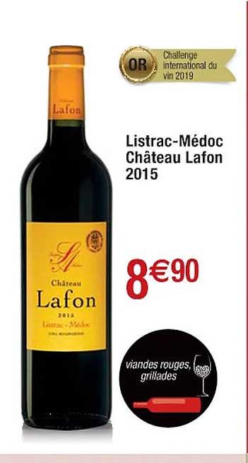 listrac-médoc château lafon 2015