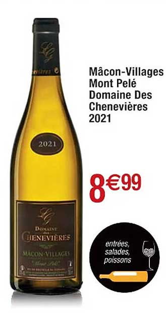 mâcon-villages mont pelé domaine des chenevières 2021