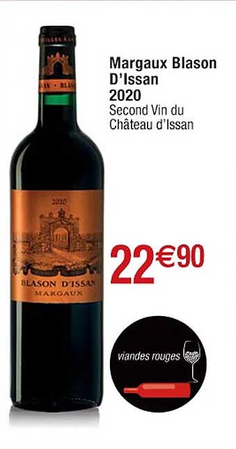 margaux blason d'issan 2020