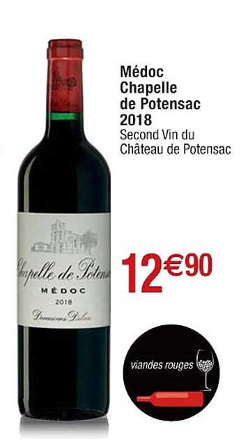 Médoc Chapelle De Potensac 2018