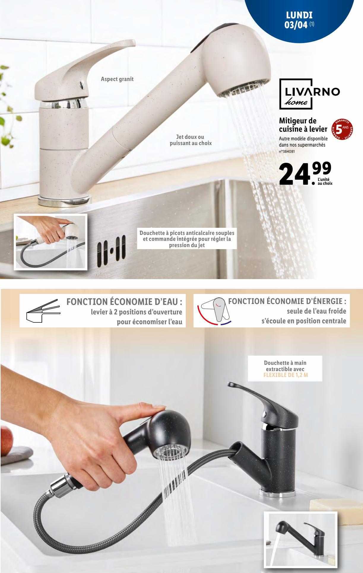 Mitigeur De Cuisine à Levier Livarno Home