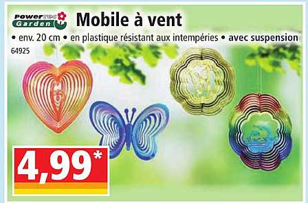 Mobile à Vent Powertec Garden