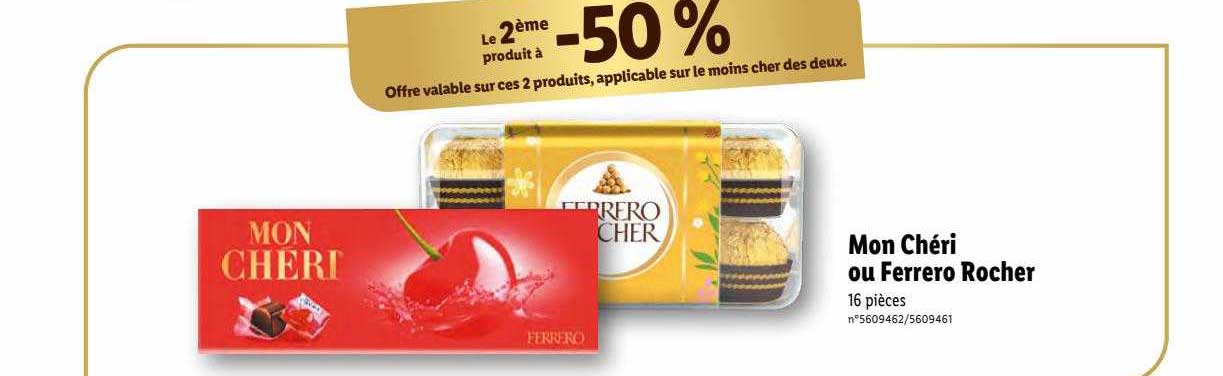 mon chéri ou ferrero rocher