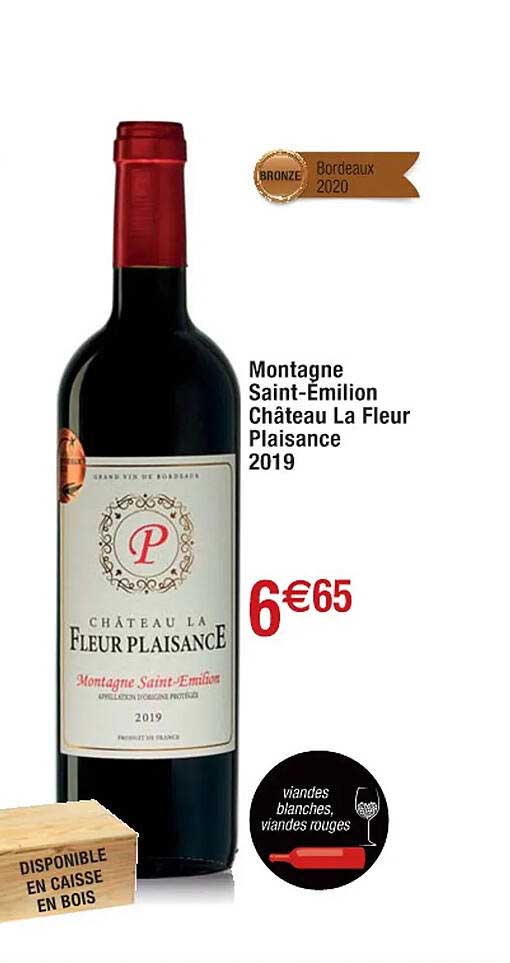 montagne saint-émilion château la fleur plaisance 2019