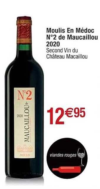 moulis en médoc n°2 de maucaillou 2020