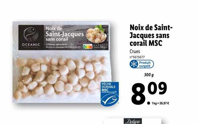 noix de saint-jacques sans corail msc