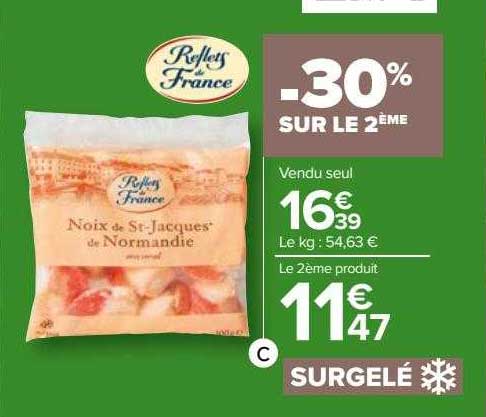 noix de st-jacques de normandie reflets de france