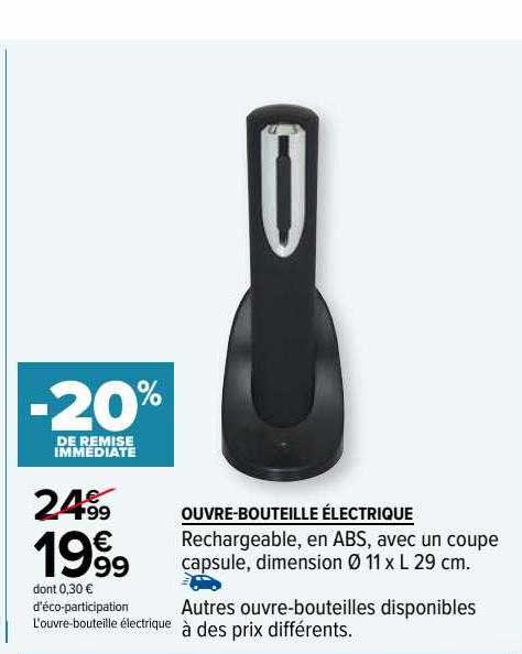 ouvre-bouteille électrique