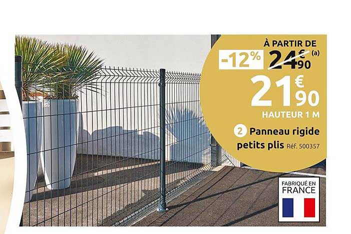 panneau rigide petits plis