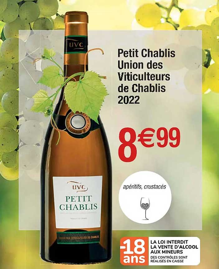 petit chablis union des viticulteurs de chablis 2022