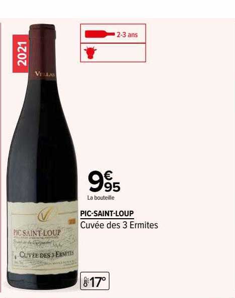 pic-saint-loup cuvée des 3 ermites
