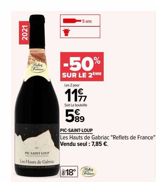 pic-saint-loup les hautes de gabriac "reflets de france"