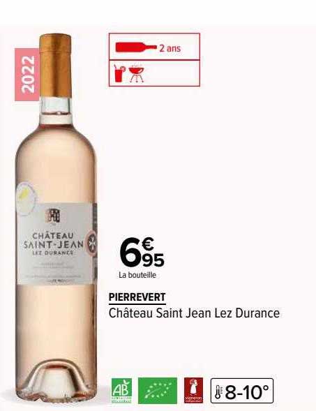 pierrevert château saint jean lez durance