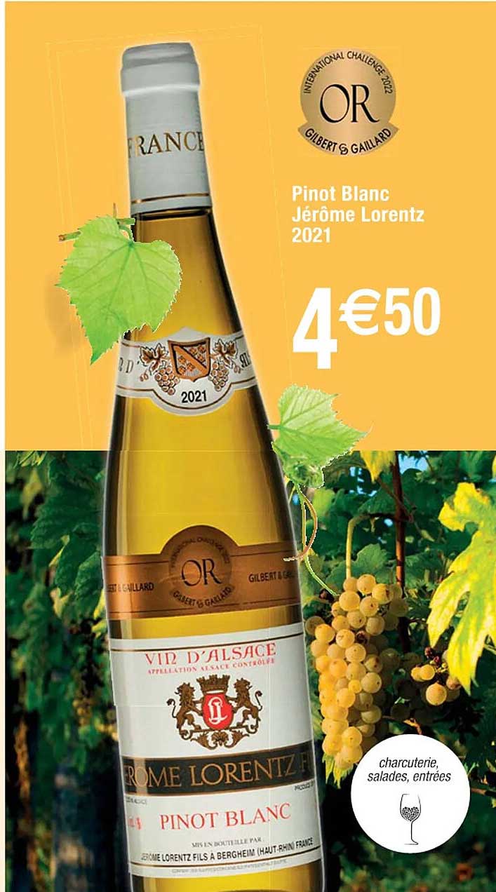pinot blanc jérôme lorentz 2021