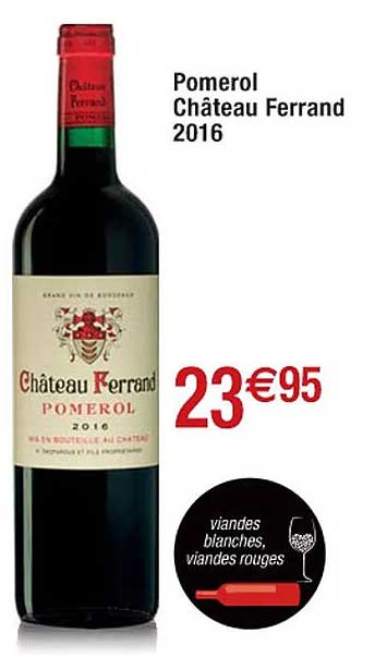 pomerol château ferrand 2016