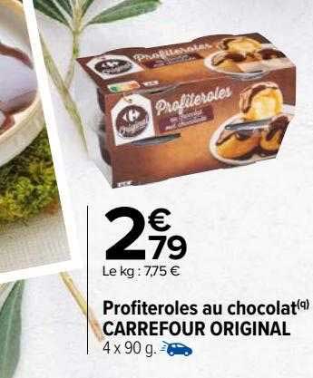 Profiteroles Au Chocolat Carrefour Original