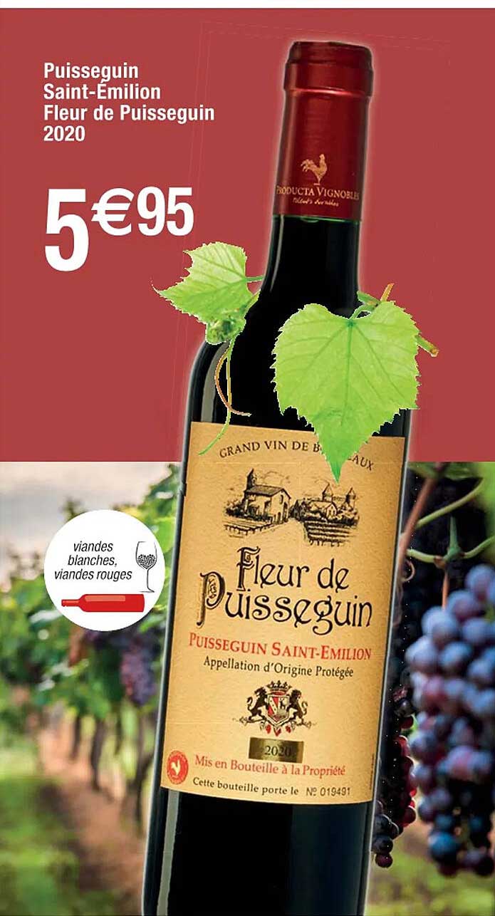 puisseguin saint-émilion fleur de puisseguin 2020