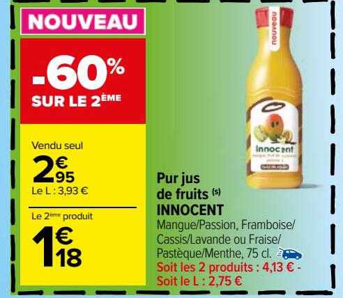 Pur Jus De Fruits Innocent