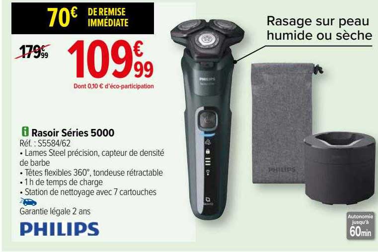 rasoir séries 5000 philips