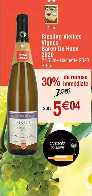riesling vieilles vignes baron de hoen 2020