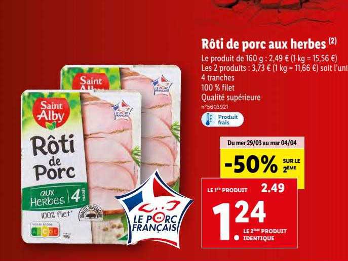 rôti de porc aux herbes saint alby