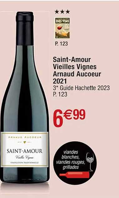 saint-amour vieilles vignes arnaud aucoeur 2021