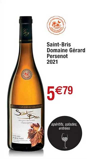 saint-bris domaine gérard persenot 2021