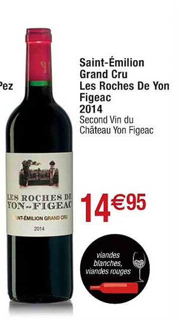 saint-émilion grand cru les roches de yon figeac 2014