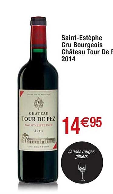 saint-estèphe cru bourgeois château tour de pez 2014